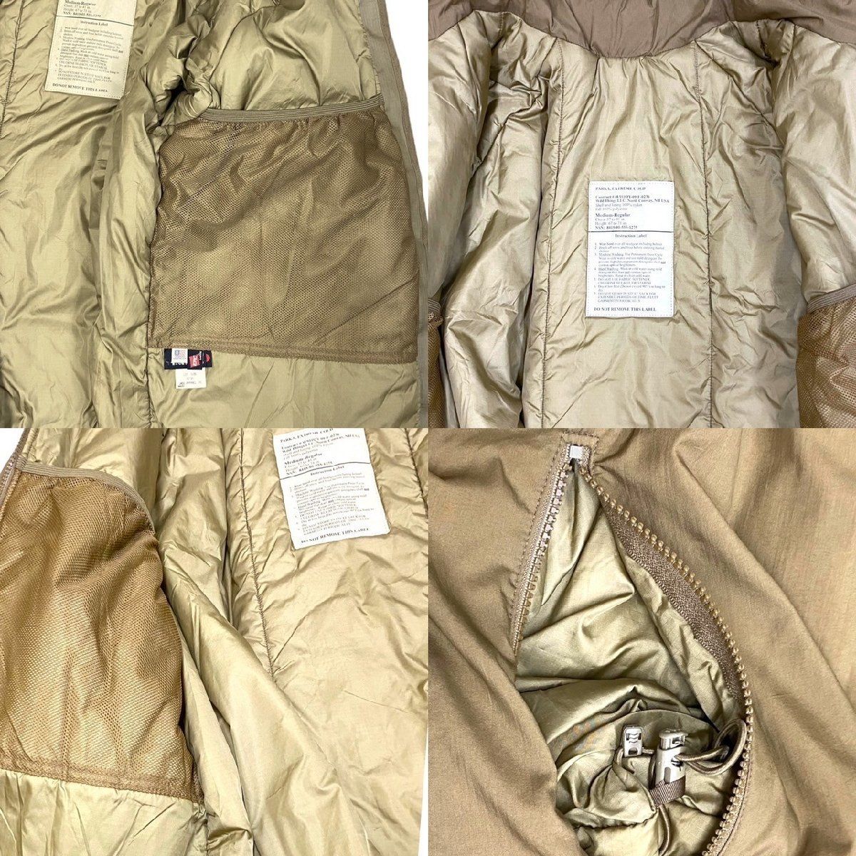 WILDTHINGS (ワイルドシングス) ハッピースーツ 米軍 USMC プリマロフトジャケット ECWCS LEVEL7 EPIC PARKA M-R コヨーテ メンズ USA製 アメリカ製/025