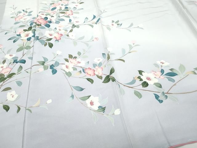 平和屋着物○訪問着 友禅 作家物 枝花文 正絹 逸品 CAAX0950vf - メルカリ