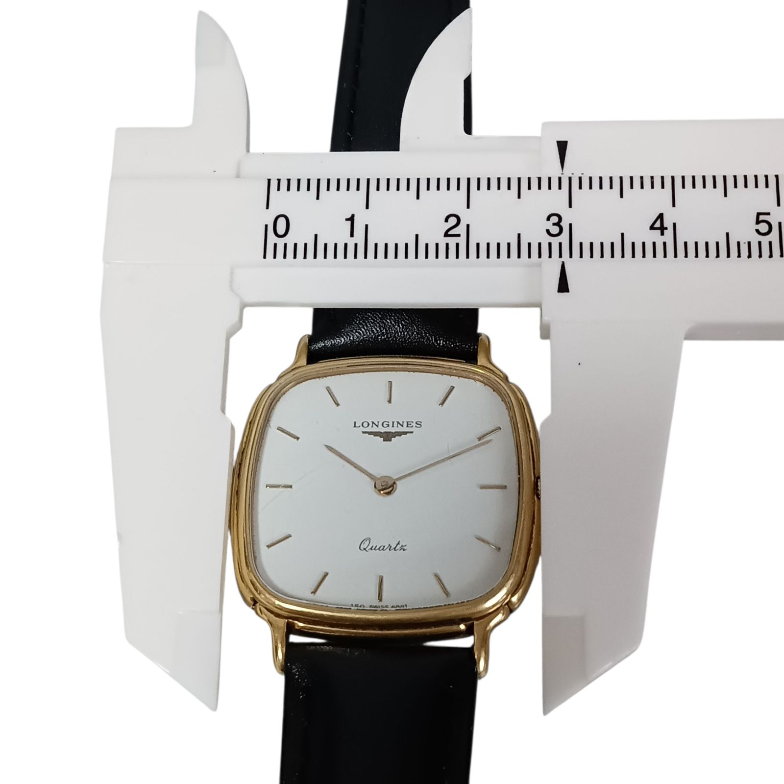 稼働 綺麗】1011-3 LONGINES ロンジン メンズ腕時計 クォーツ スクエア 