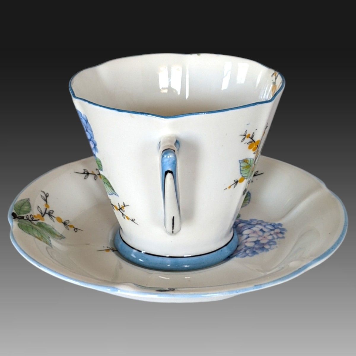 アールデコ 英国ロイヤルアルバート 紫陽花 トリオ Hydrangea アンティーク Royal Albert カップ ソーサー プレート 808 WWW_IBETON_RU