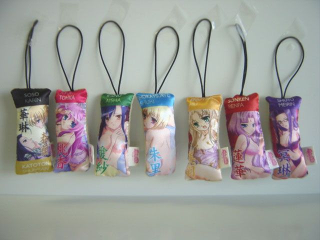 ♯Gzb28OD真恋姫無双はわわクッション型クリーナーS入フル全7種