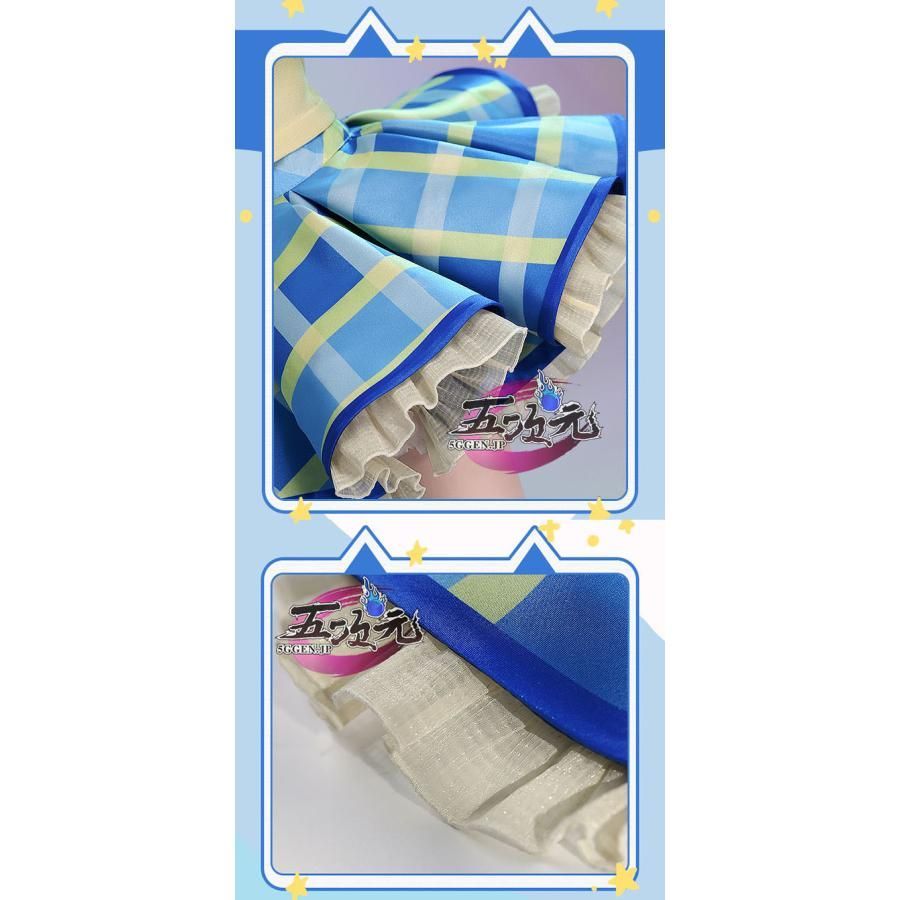 人気アイテムお得に購入。 三分妄想 アイカツ アイドルカツドウ コスプレ 霧矢葵 衣装 ウィッグ 追加可