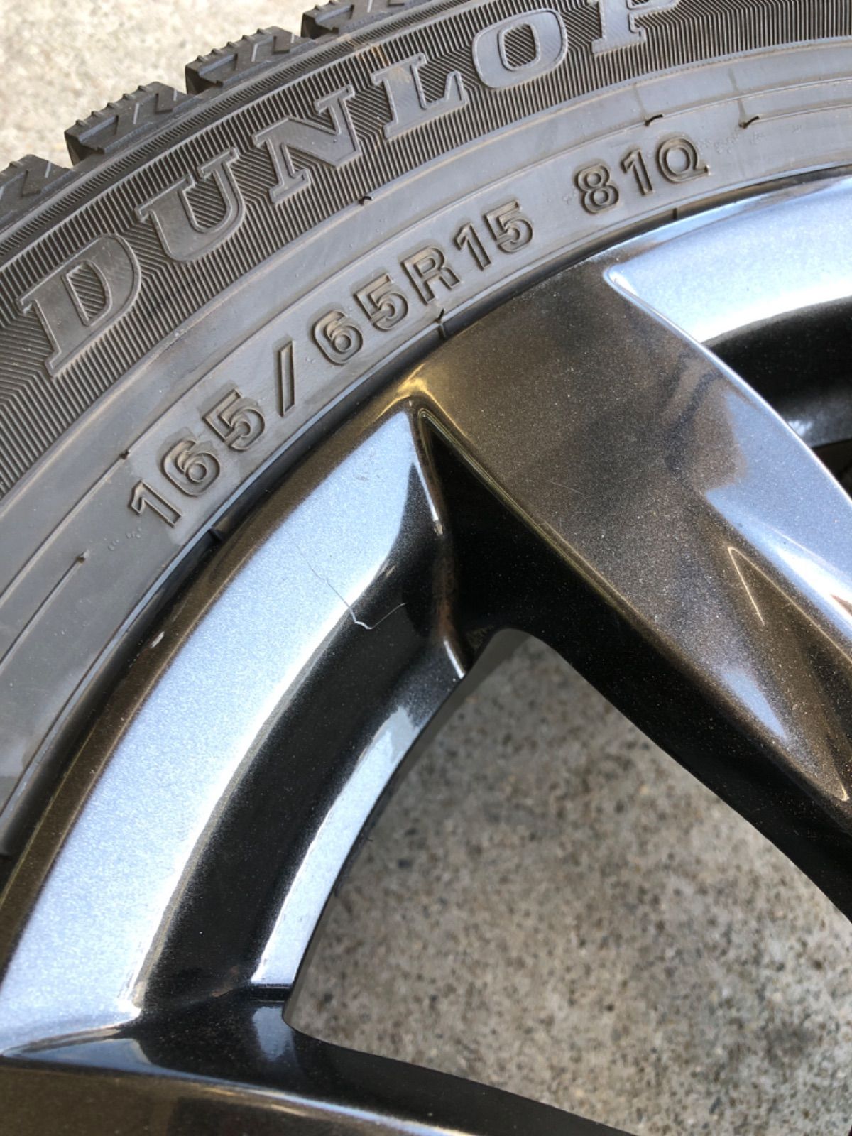 65R15 純正アルミホイール