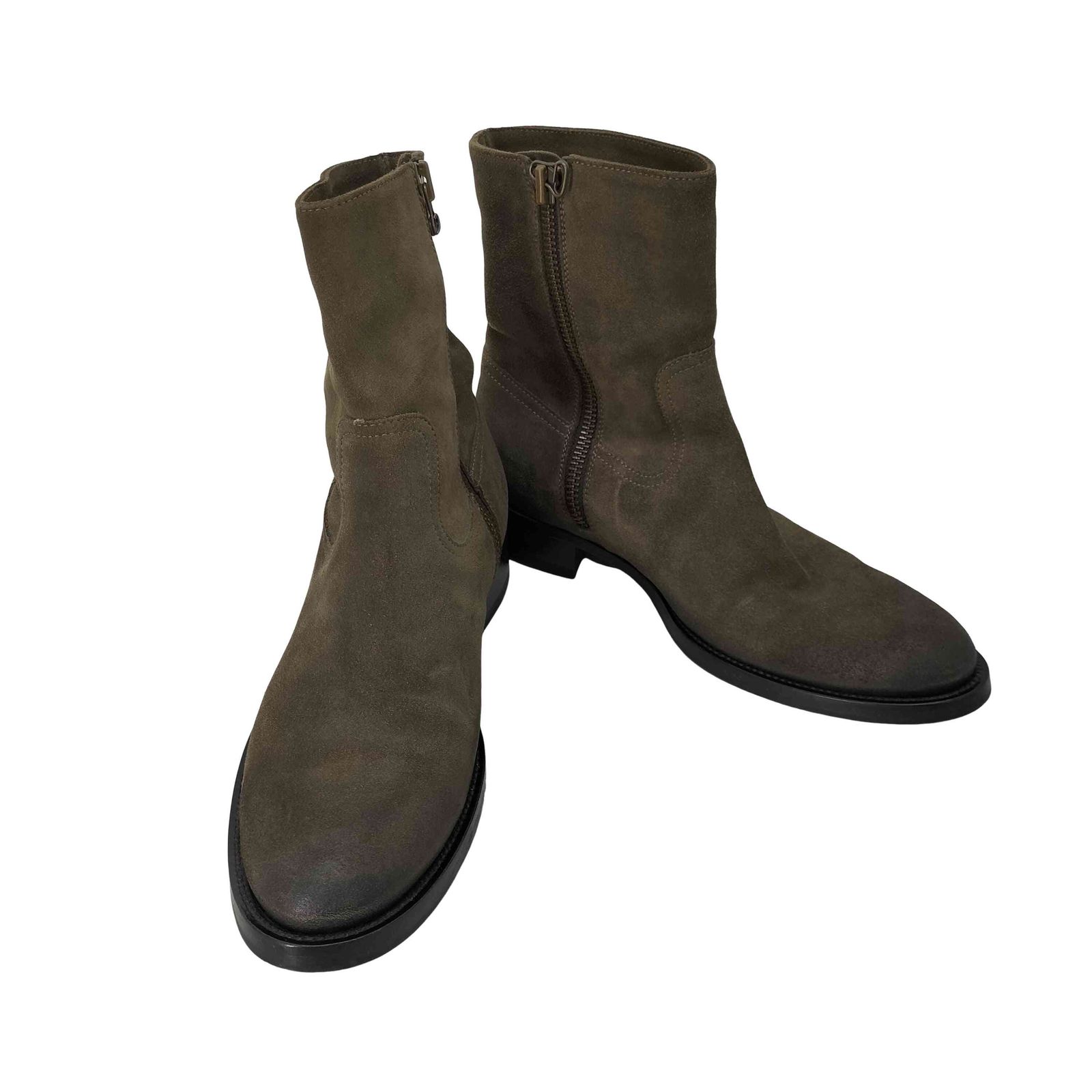 ブッテロ BUTTERO レースアップブーツ b2294 オイルドスエード