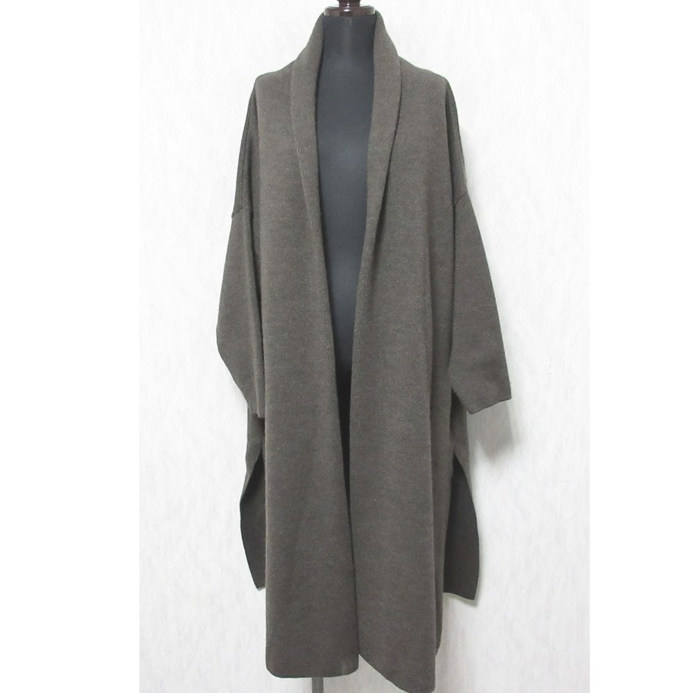 美品】ミューズドゥドゥーズィエムクラス スムースニットガウンコート