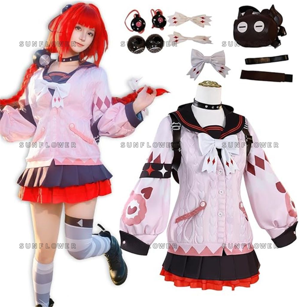 ゼンレスゾーンゼロ コスプレ衣装 浮波柚葉 ZZZ ウィッグ追加 コスチューム コスプレ 衣装 cosplay ハロウィン クリスマス イベント ステージ パーティー 文化祭 学園祭 ステージ服 忘年会 撮影 遊園会 誕生日 プレゼント なりきり