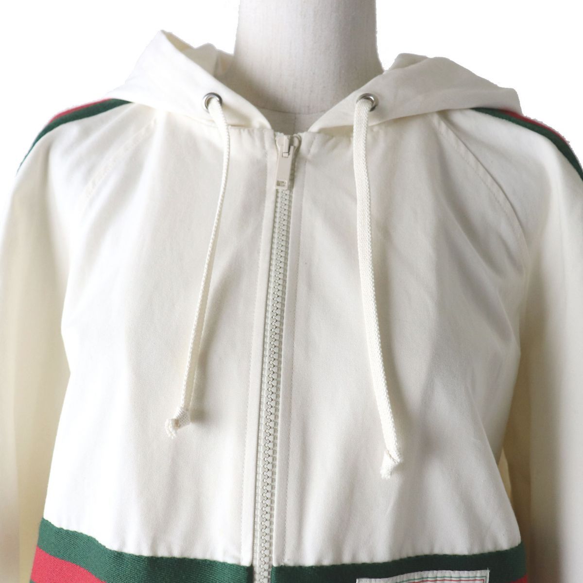 グッチ GUCCI スタンドカラー ジャケットオフホワイト