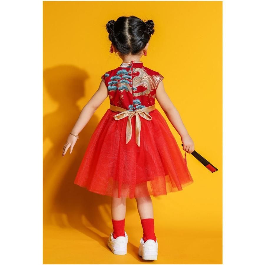 セットアップ キッズ ダンス衣装 ワンピース 男の子 女の子 中華服 漢服 唐装 チャイナ トップス ショートパンツ ヒップホップ ジャズダン