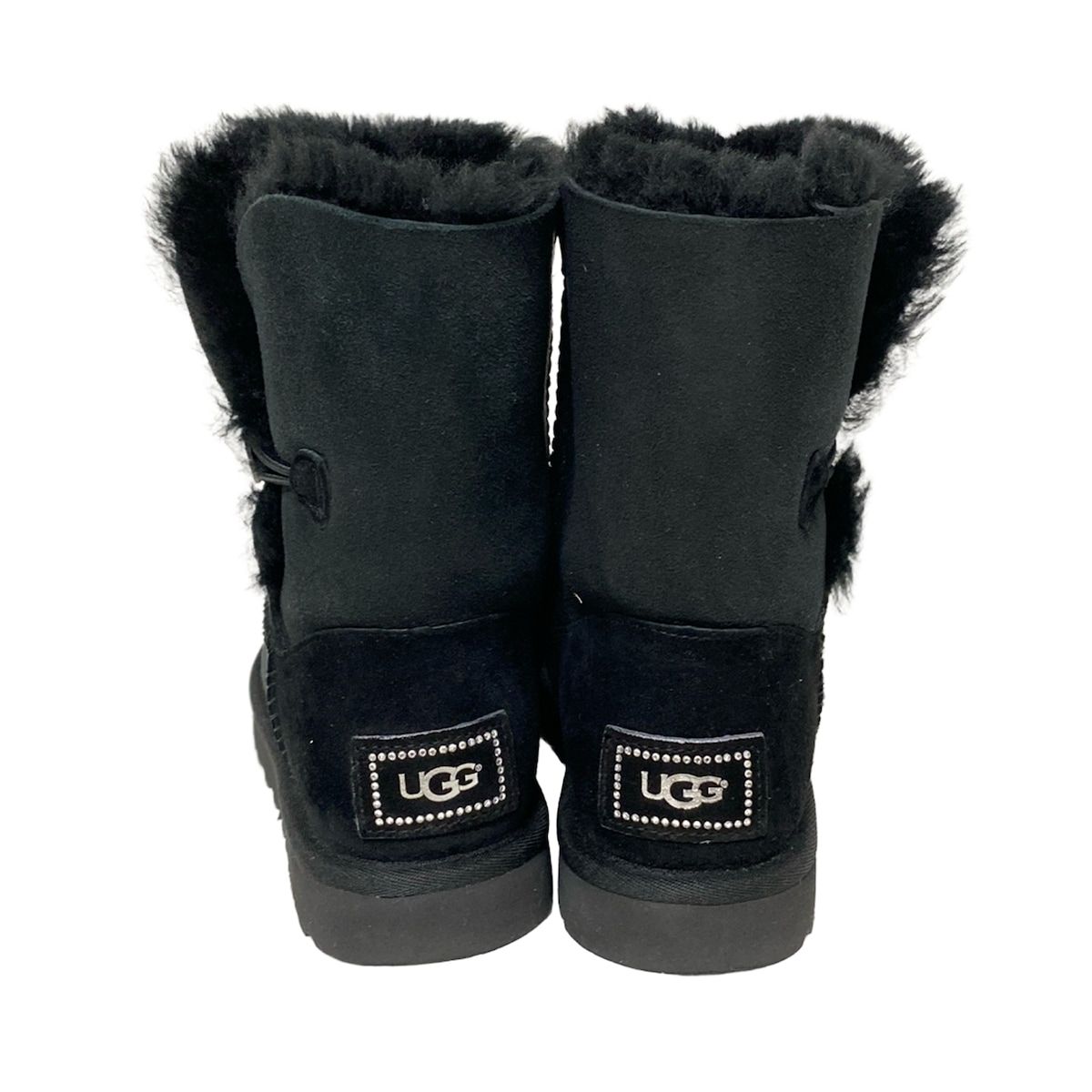 美品 UGG アグ ヘイリー 7 黒 UGG アグ スニーカー レディース EZ-DUZZIT LACE 1152717