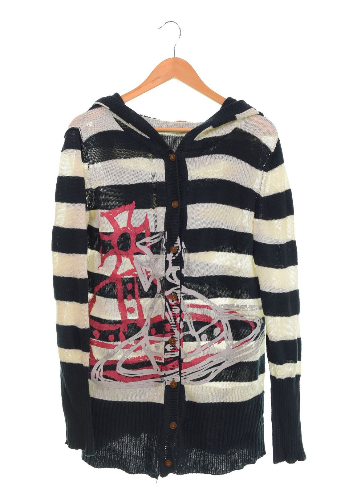 美品 ヴィヴィアンウエストウッド オーブ インポート半袖 カーディガン ヴィヴィアンウエストウッド Vivienne Westwood RED LABEL