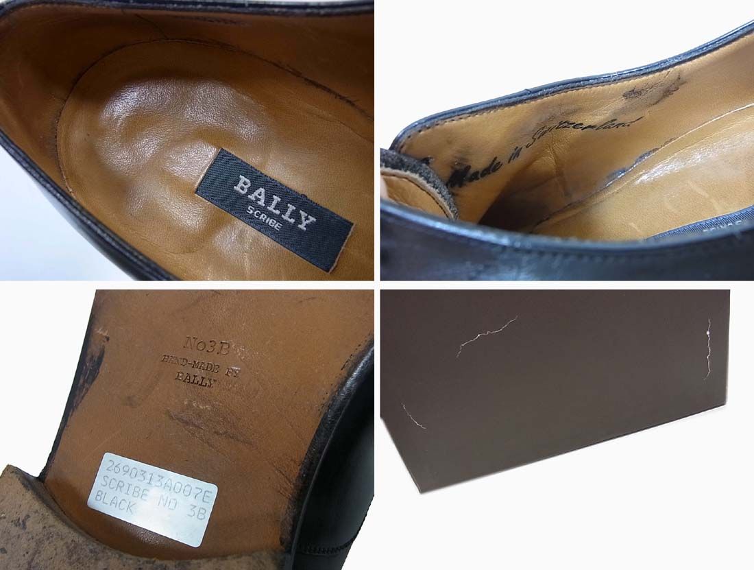 ◇BALLY ストレートチップ レザーシューズ ドレスシューズ NO3B