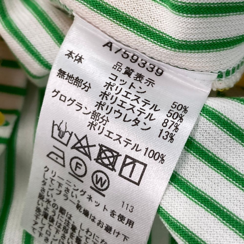 【新品】アルチビオ ポロシャツ サイズ38 アルチビオ 半袖ポロシャツ 白×黒 前立てフリル レディース 38(M