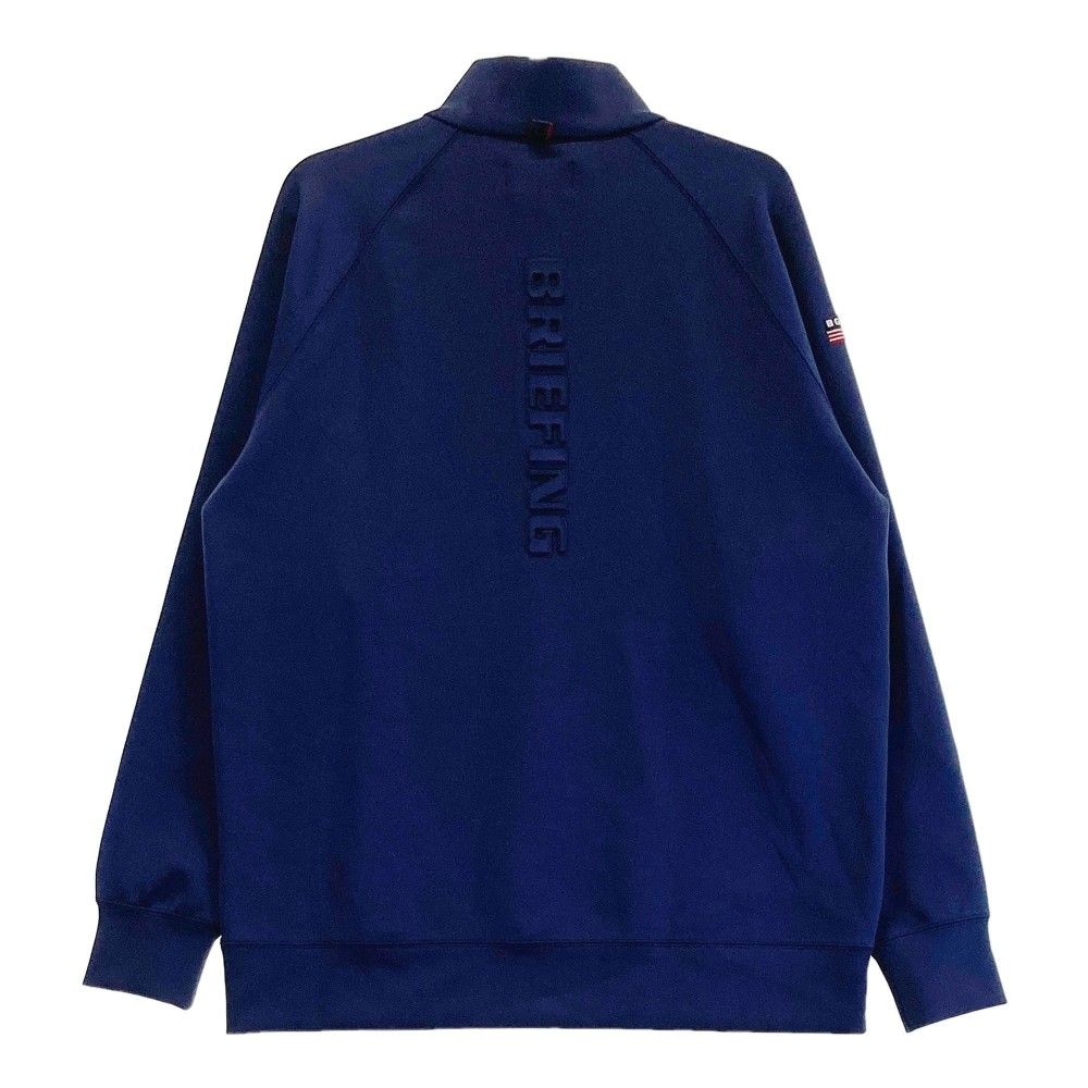 BRIEFING ネイビー ハーフジップ Lサイズ