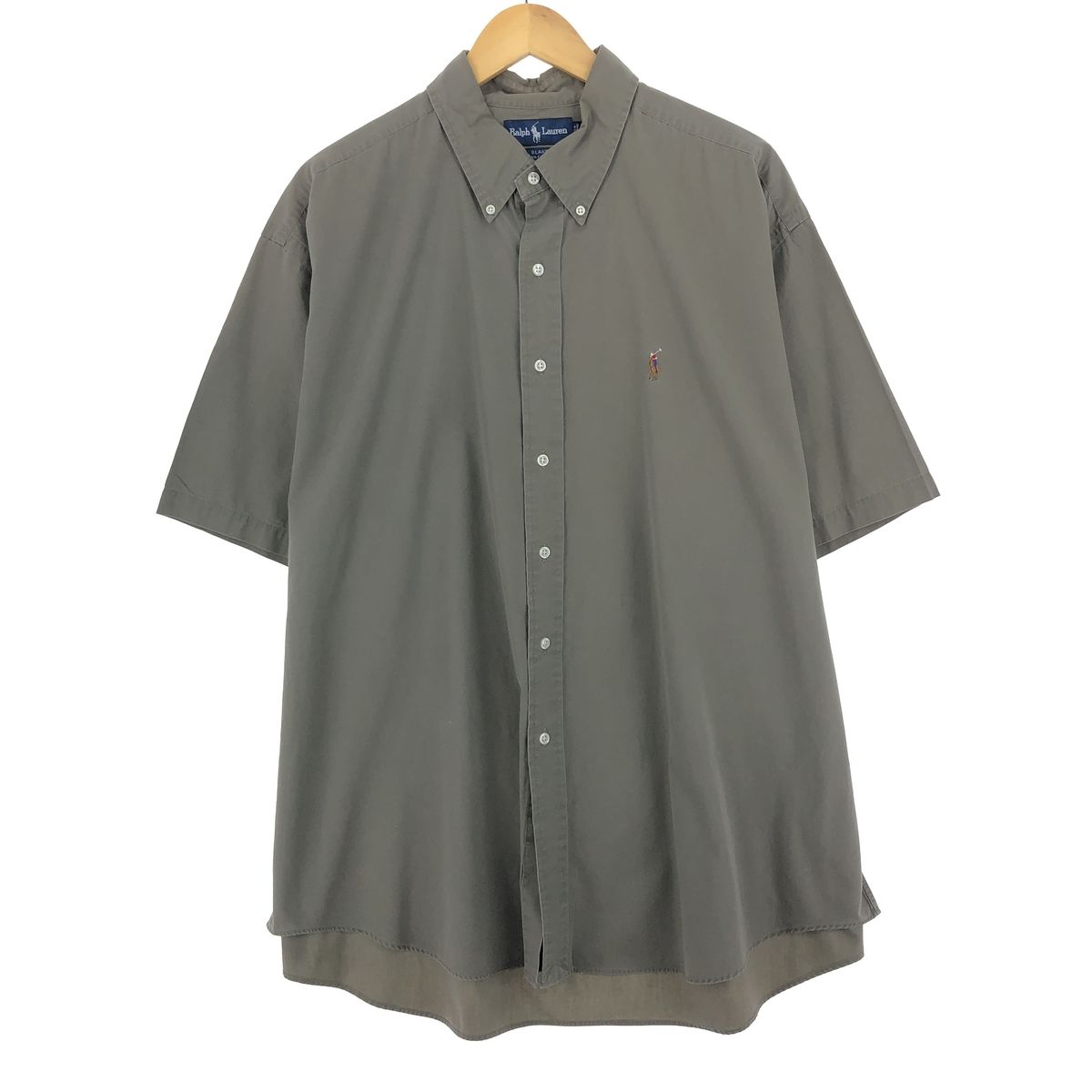 古着 ラルフローレン Ralph Lauren BLAKE 半袖 ボタンダウンシャツ メンズXXL/eaa453825
