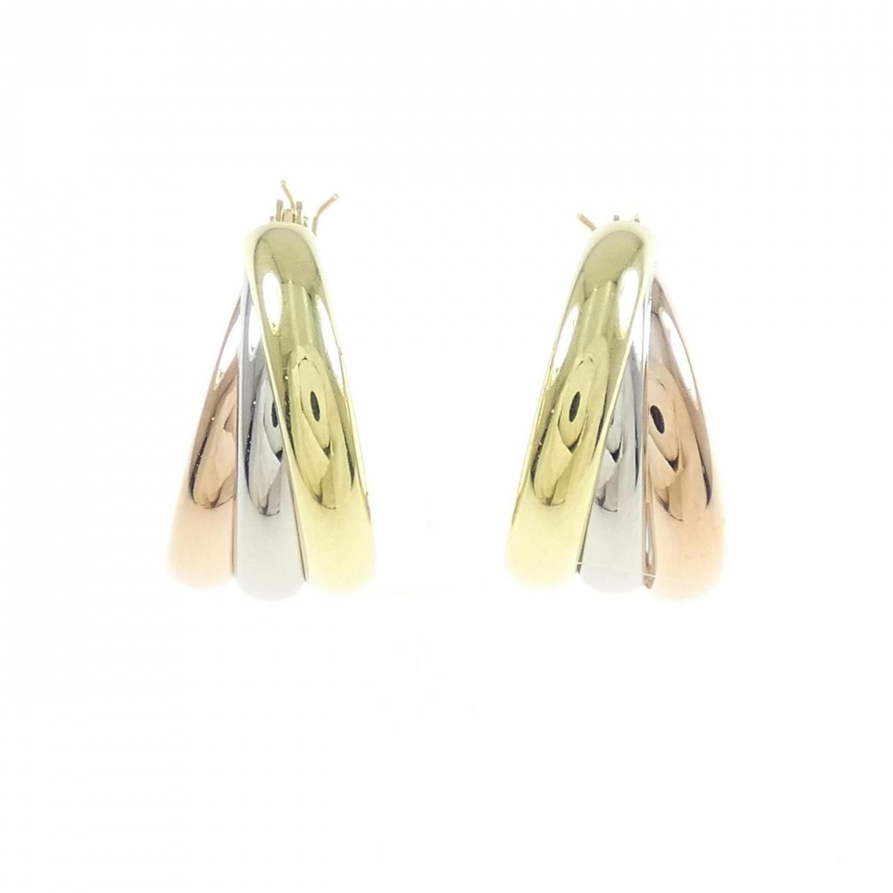 K18YG/PT900/K18PG ピアス K18 Pt900 ピアス ピアス レディース 大ぶり  