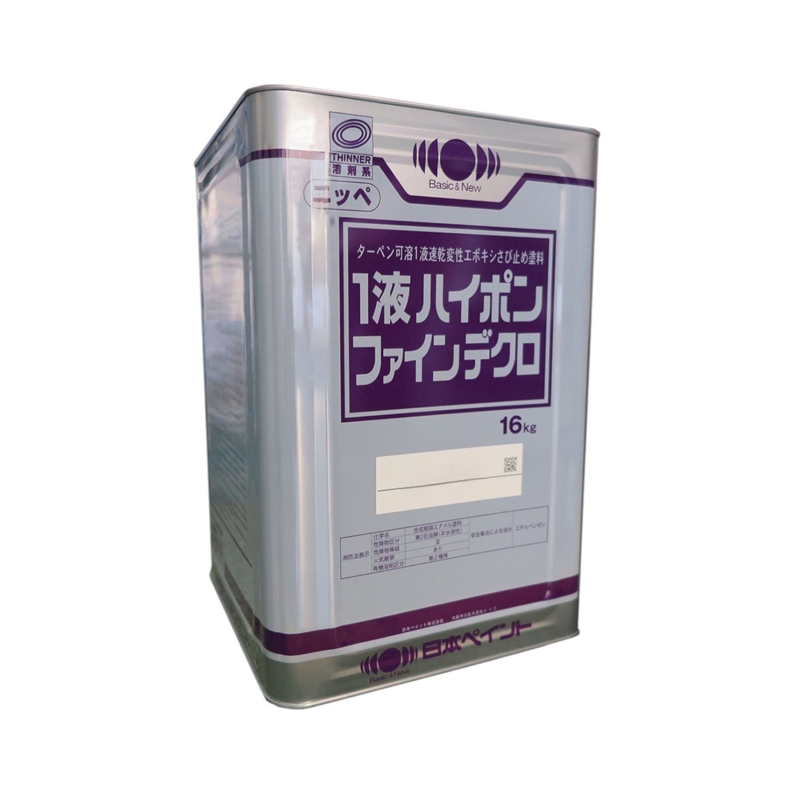 在庫豊富 ニッペ 日本ペイント 1液ハイポンファインデクロ 16Kg 一斗缶