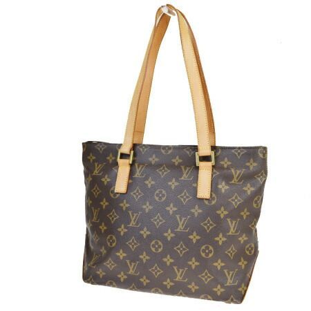 【中古】 中美品 ルイヴィトン LOUIS VUITTON カバ ピアノ トートバッグ ショルダー モノグラム レザー M51148 77MA403