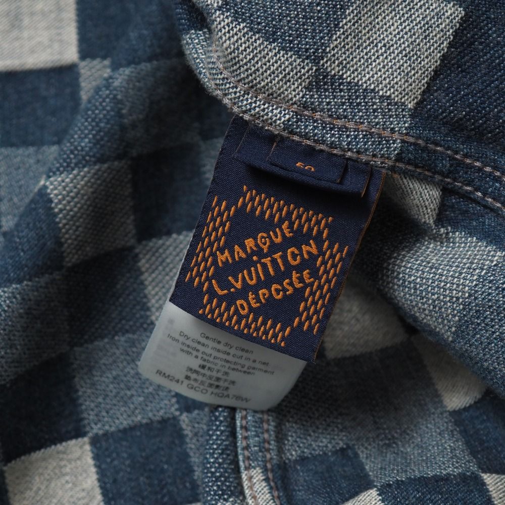 【新品未使用】ルイヴィトン モノグラムデニムボタンタブドレス 定価約60万円 新品未使用】ルイヴィトン モノグラムデニムボタンタブドレス 定価約60