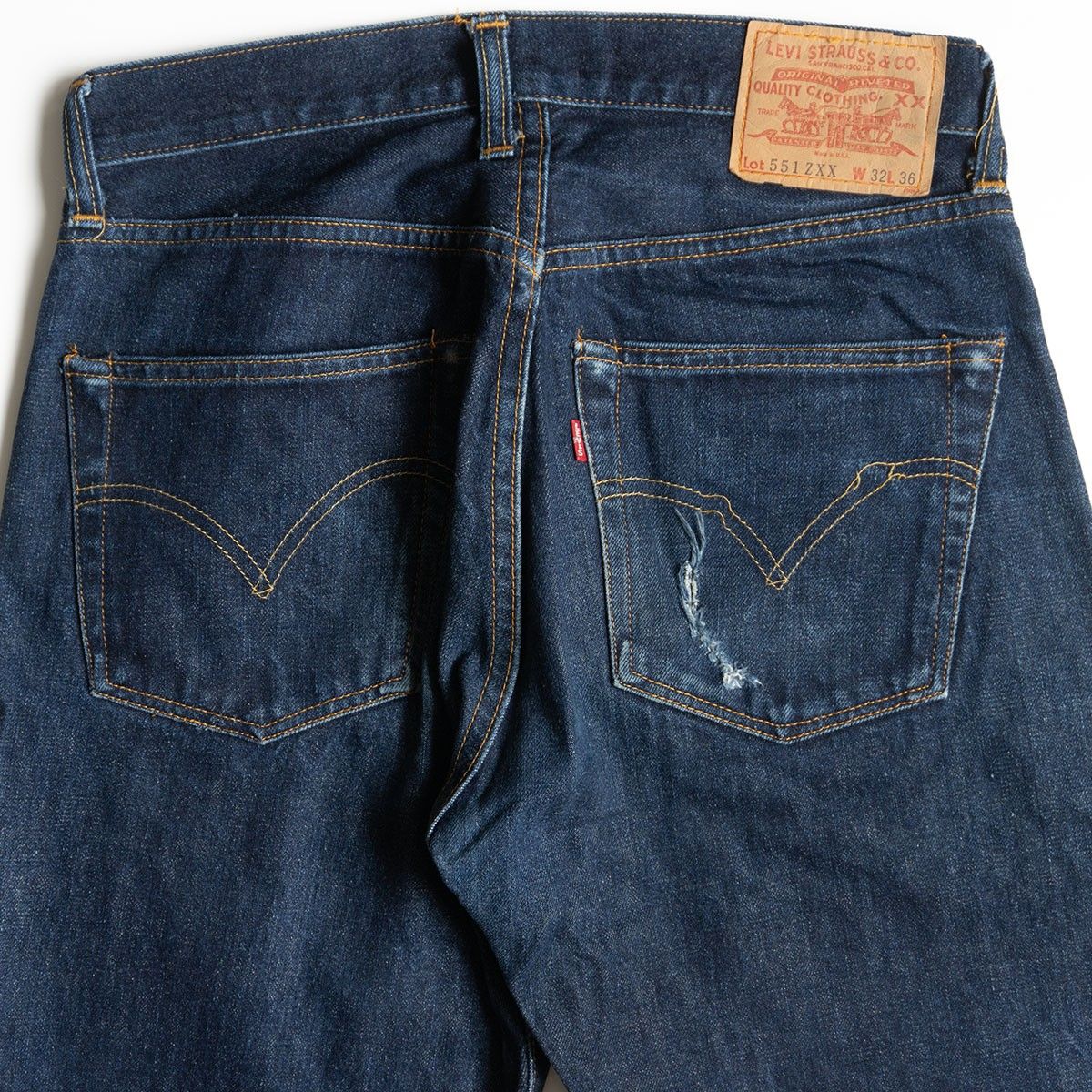 バレンシア製】 LEVI'S 【551ZXX ビッグE デニムパンツ 】32×36