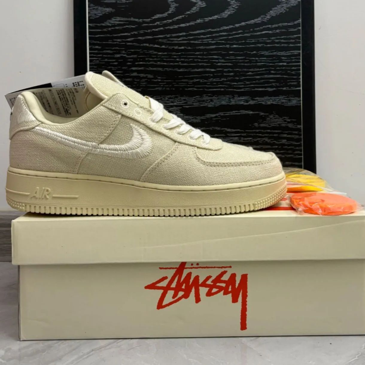 新品未使用 Stussy × Nike Air Force 1 Low 