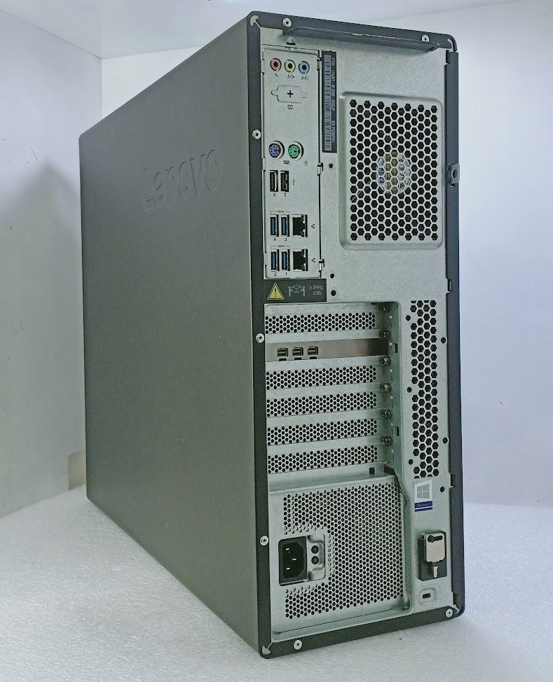 Windows11 高クロック16コア 4K タワー型WS Lenovo ThinkStation P720 Xeon G 6134 3.2GHz ×2 128GB SSD 512GB 2TB DVD Quadro P400