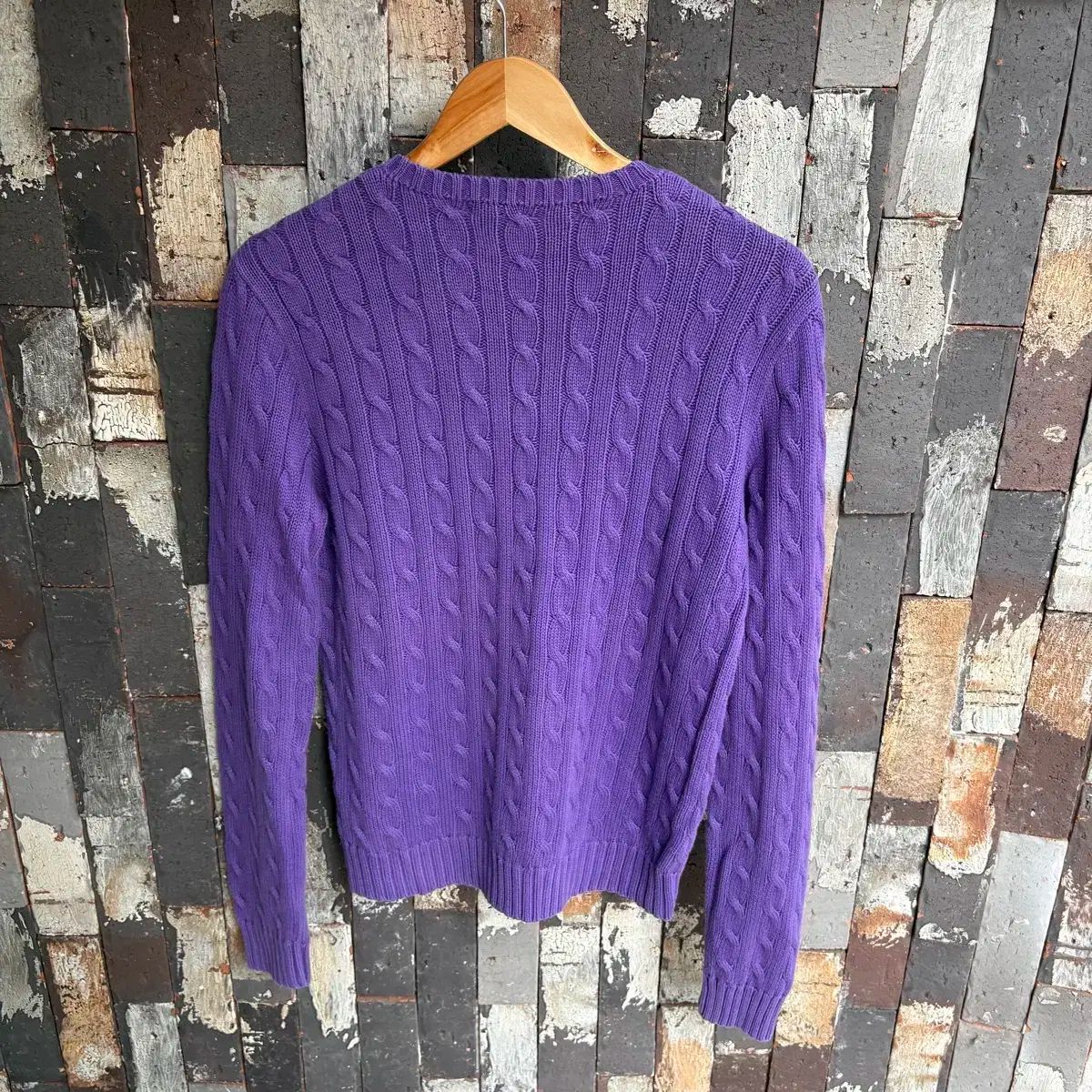 Polo ポロ ケーブル ケーブル編み ニット