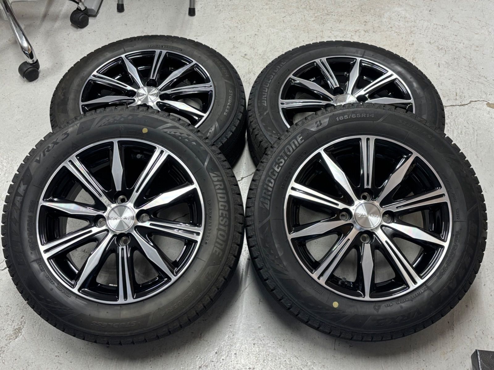 165 65R14 BS ブリヂストン VRX3 22年製 ルーミー タンク