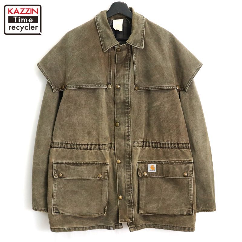 【carhartt/カーハート 】90s USA製 アンブレラヨークジャケット 90s USA製 vintage Carhartt アンブレラヨーク ダック ジャケット