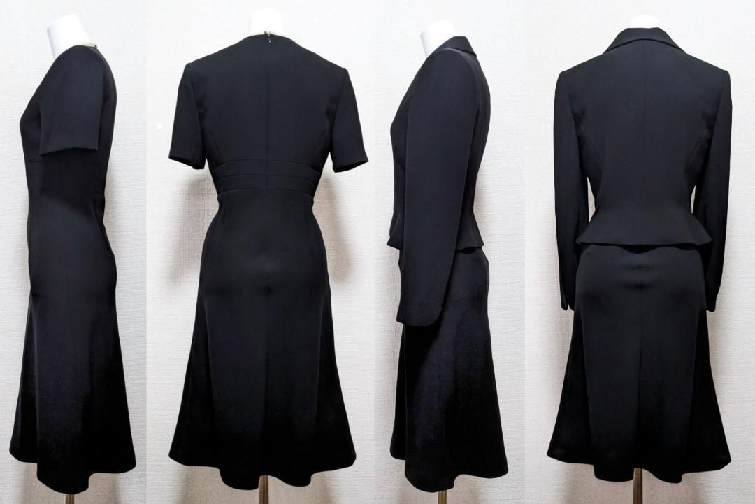 美品】ミチコロンドンコシノ東京ソワール高級喪服礼服艶やか