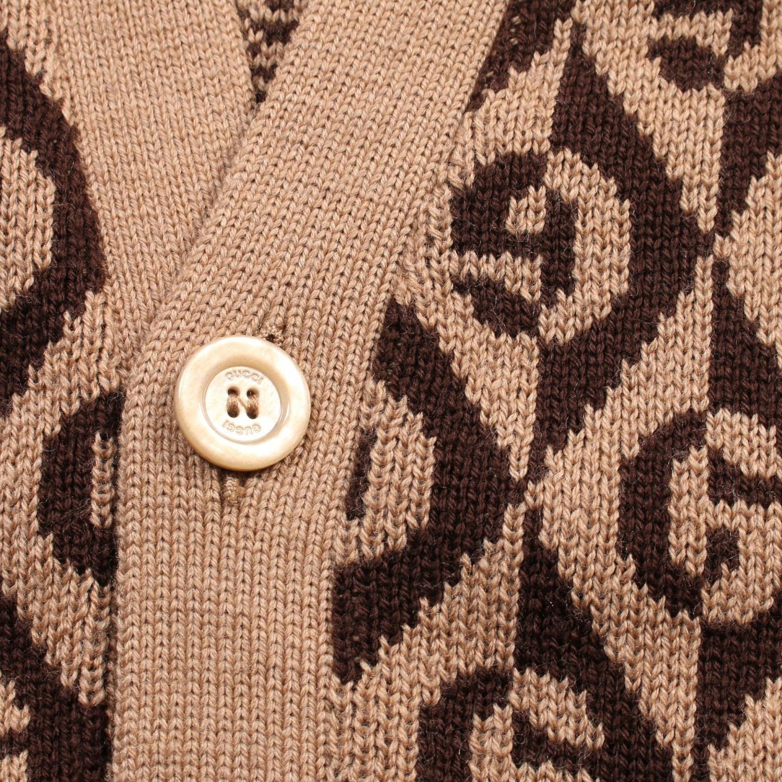 グッチ GUCCI カーディガン G RAMBUS 595511 ウール カーディガン  