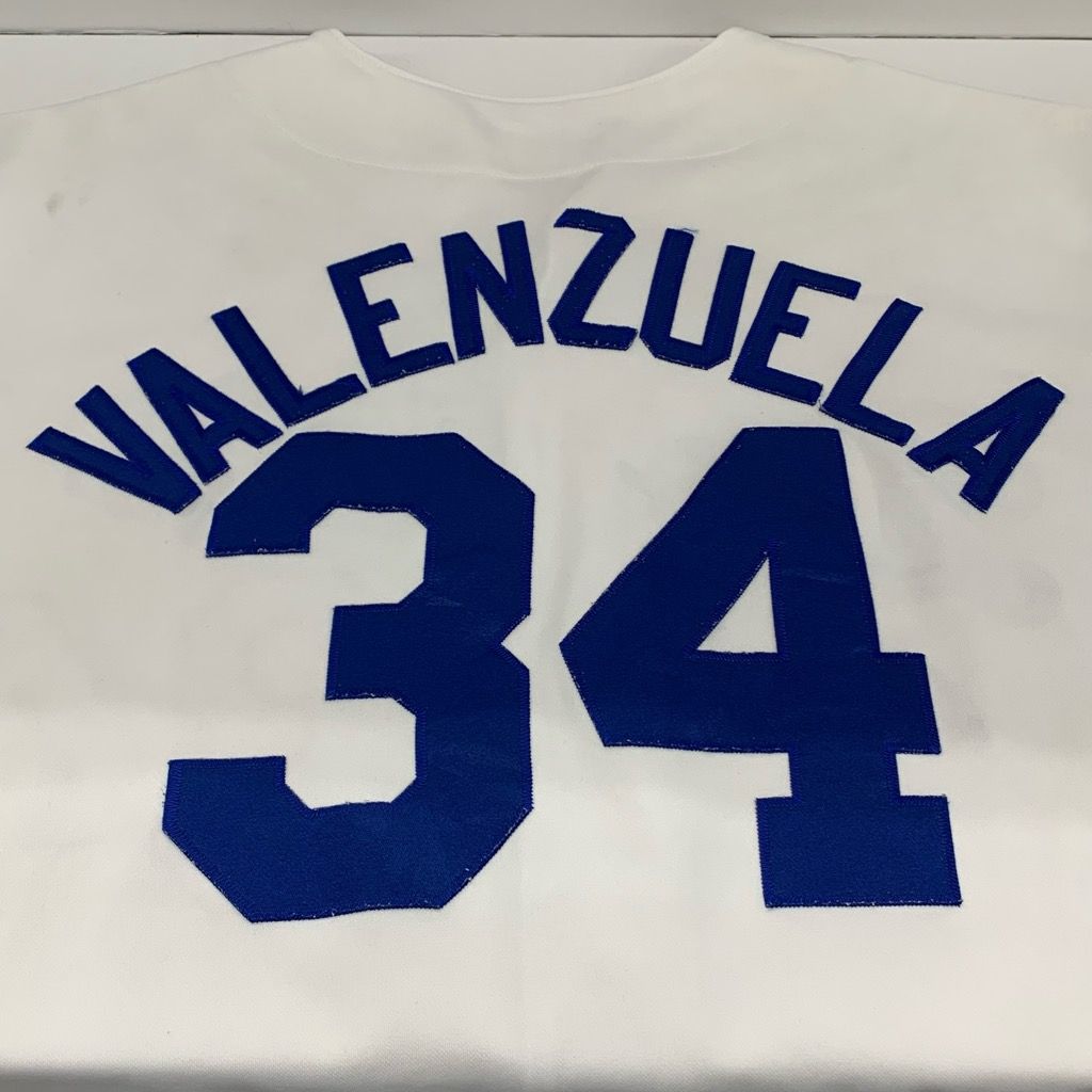 mitchell&ness Los Angeles Dodgers 34 VALENZUELA ベースボールシャツ