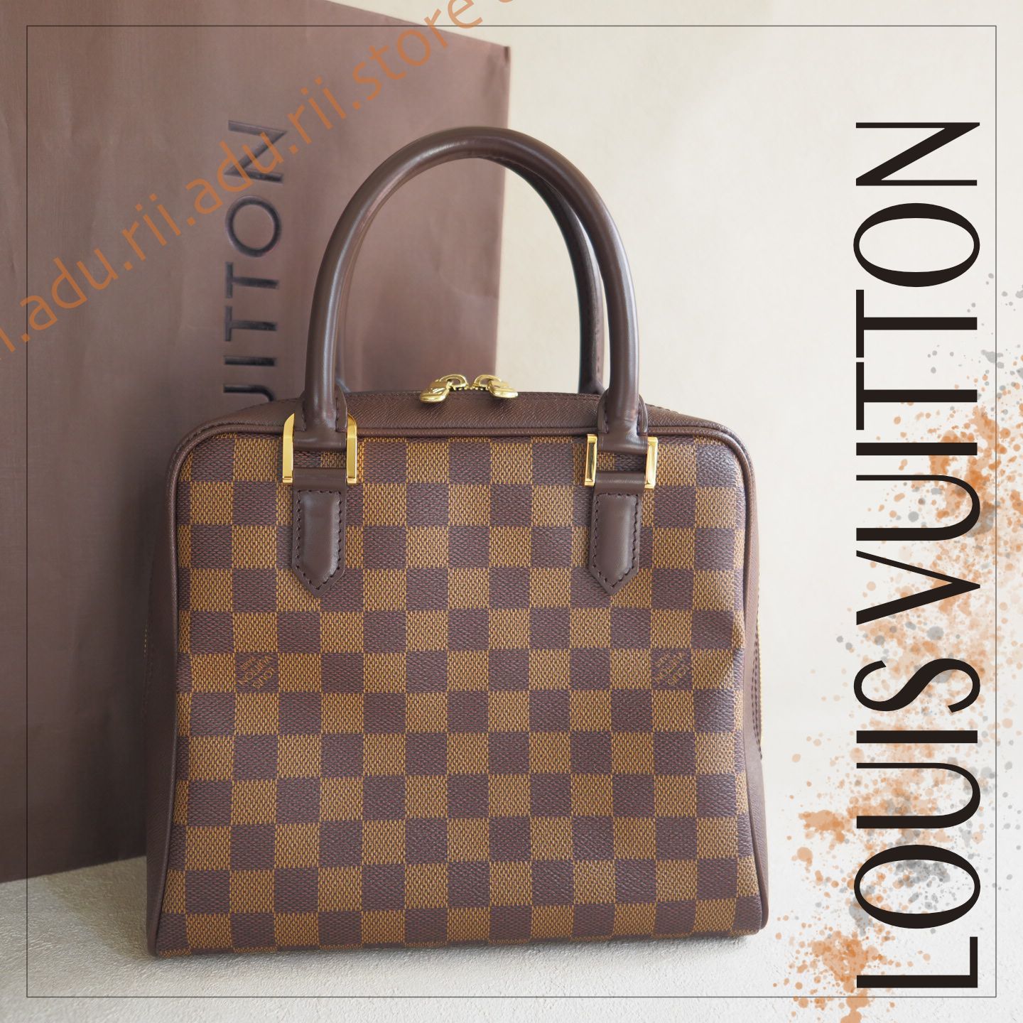 美品☆ ルイヴィトン LOUIS VUITTON ダミエ ブレラ ハンドバッグ 