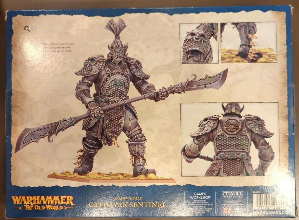 GAMES WORKSHOP WARHAMMER THE OLD WORLD GRAND CATHAY Cathyan Sentinel