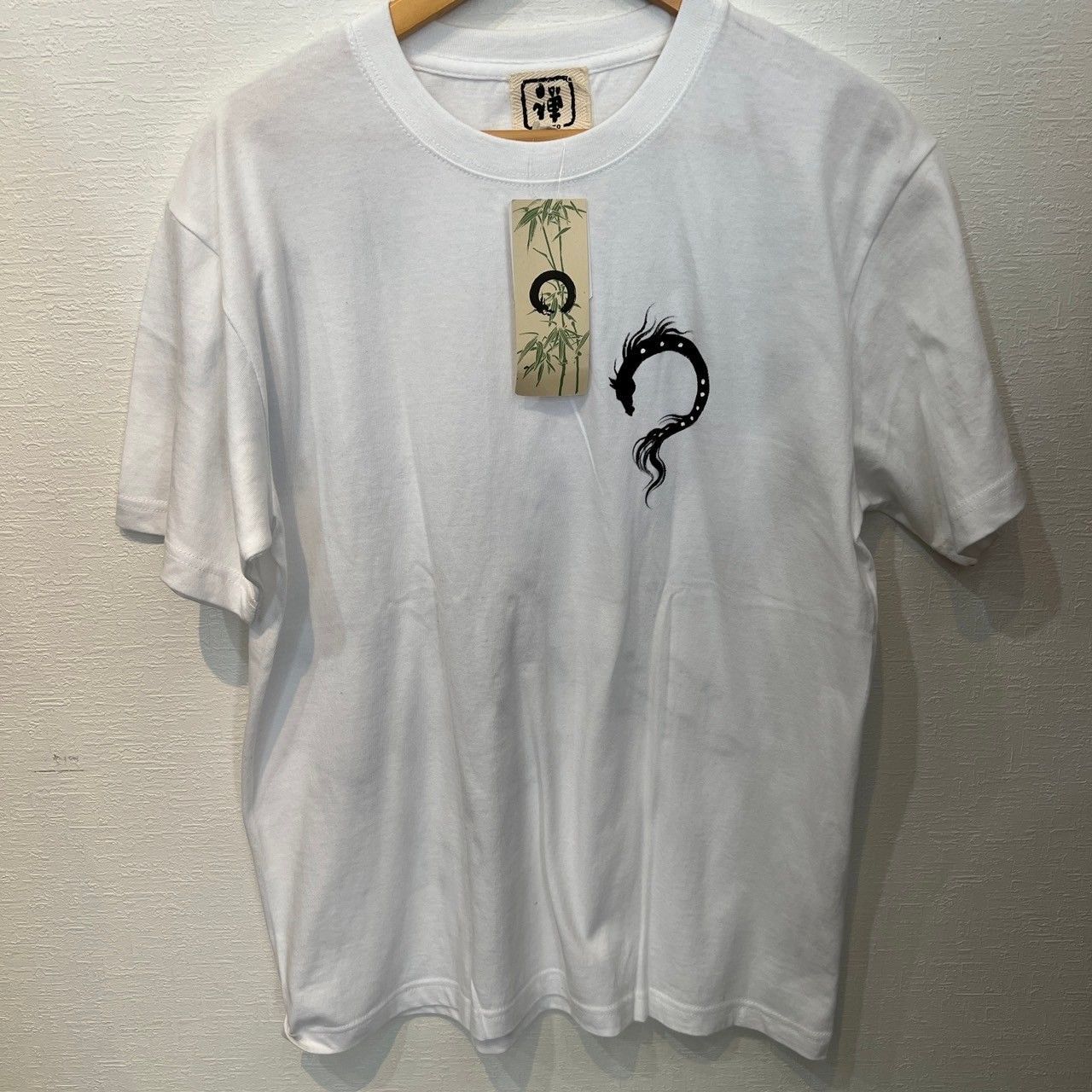 【新品】30  L 半袖　禅　京でん　和柄　Tシャツ　手描き　馬 半袖