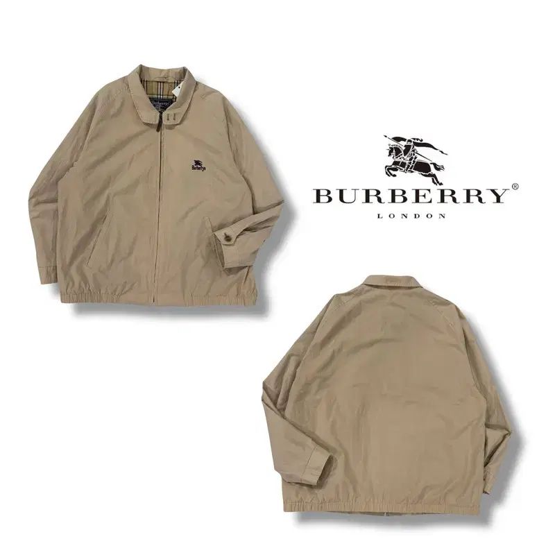 BURBERRY バーバリー ノバチェック 刺繡 スイングジャケット s05647
