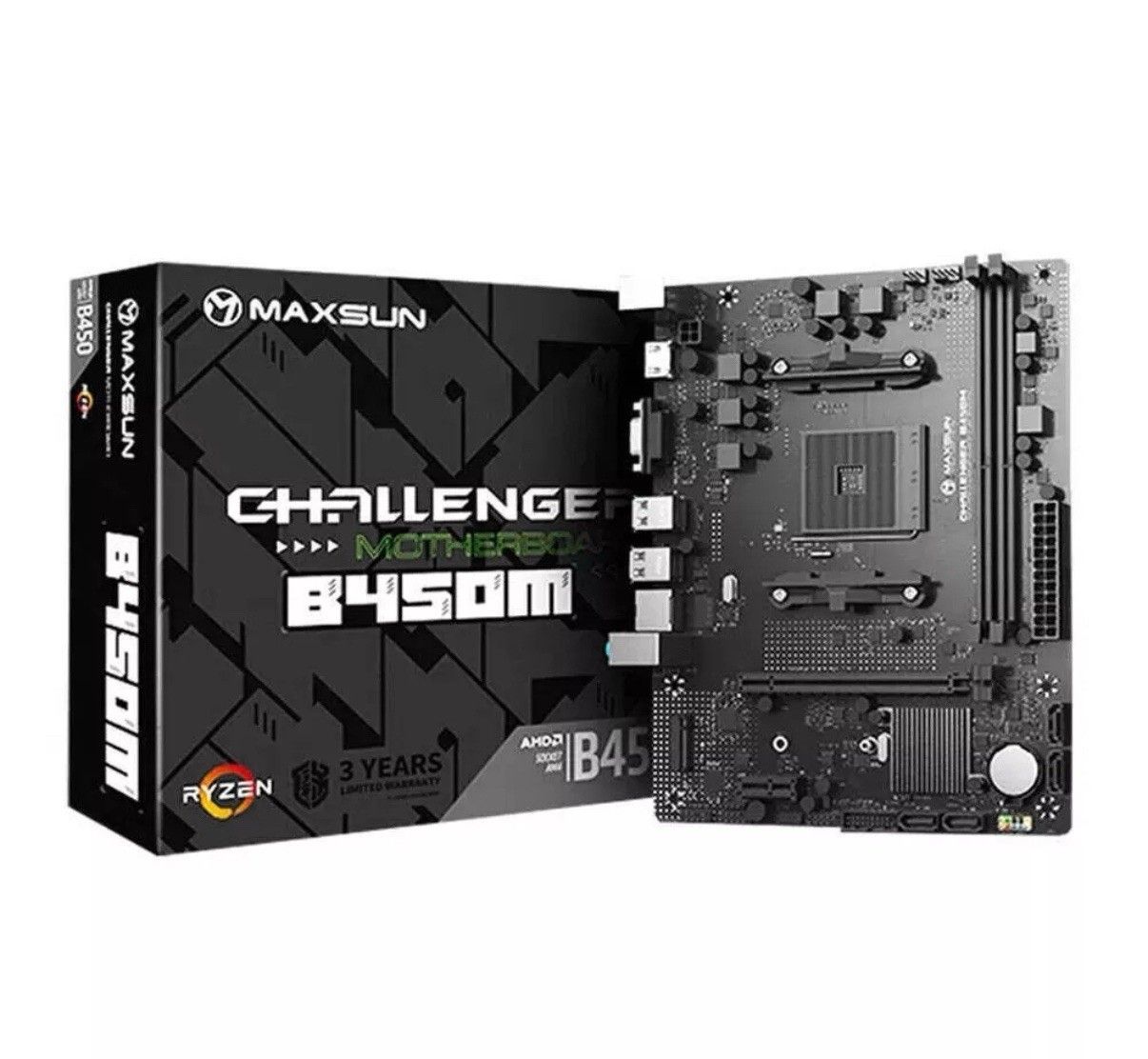 AMD B450M DDR4 M.2 NVMe PCIe 3.0 mATX マザーボード AM4 Ryzen 4500 5600 5600G CPU