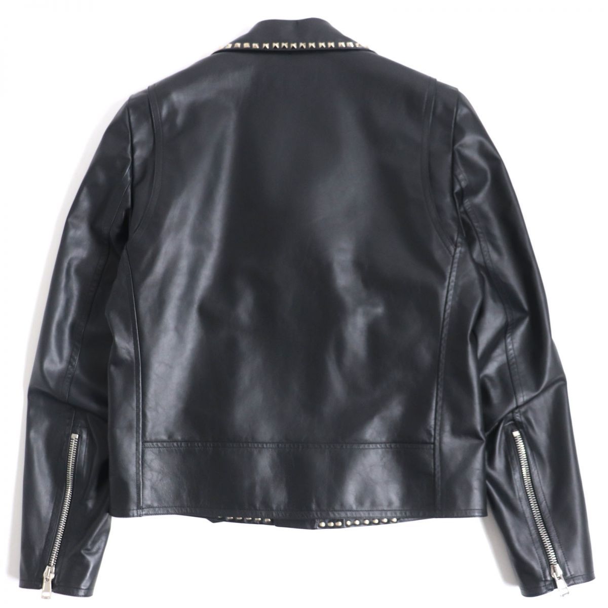 VALENTINO スタッズ付きレザーダブルライダース VALENTINO スタッズ付きレザーダブルライダース