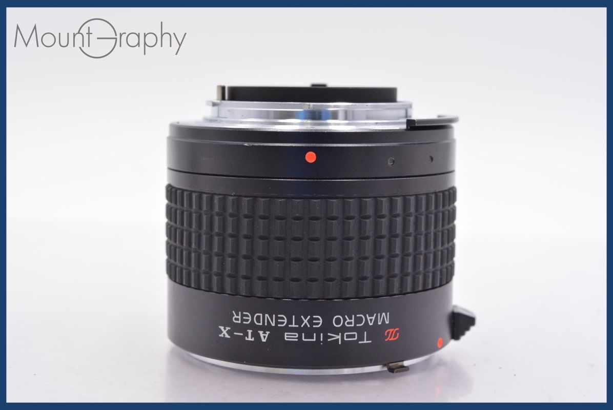 上 トキナ Tokina AT-X MACRO EXTENDER 前後キャップ付 ニコンF用 MF 完動 同梱可 yk5331