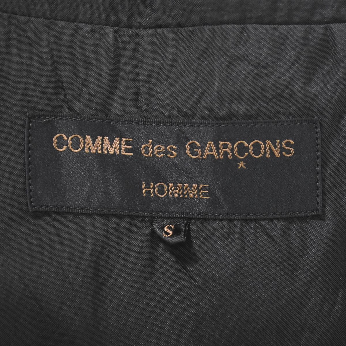 【COMME des GARCONS】セットアップ 90s 田中オム ブラック COMME des GARCONS】セットアップ 90s 田中オム ブラック