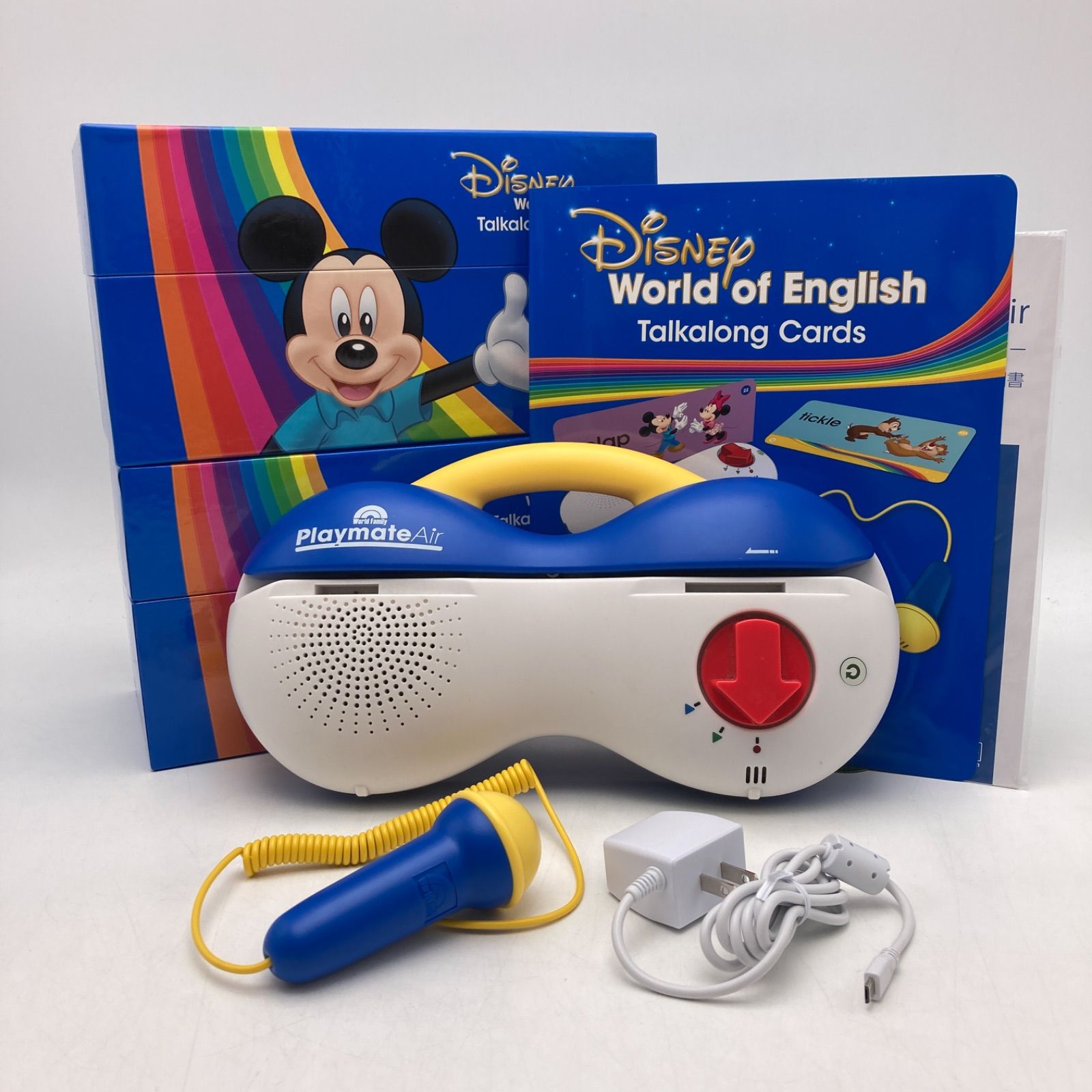 【最新版】2023年購入 トークアロングセット　プレイメイトエアー　ディズニー英語システム　DWE　Disney　ワールドファミリー　中古　704304