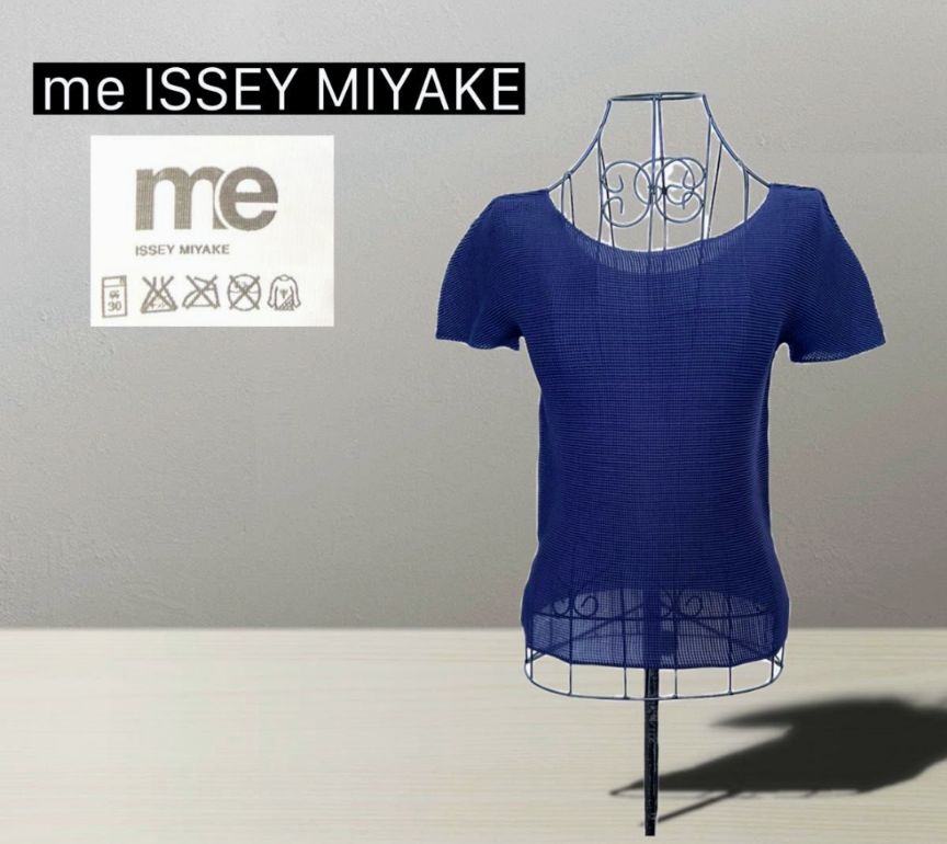 NB598ね@ me ISSEY MIYAKE 美品 プリーツ カットソーなぎぷに_ladies