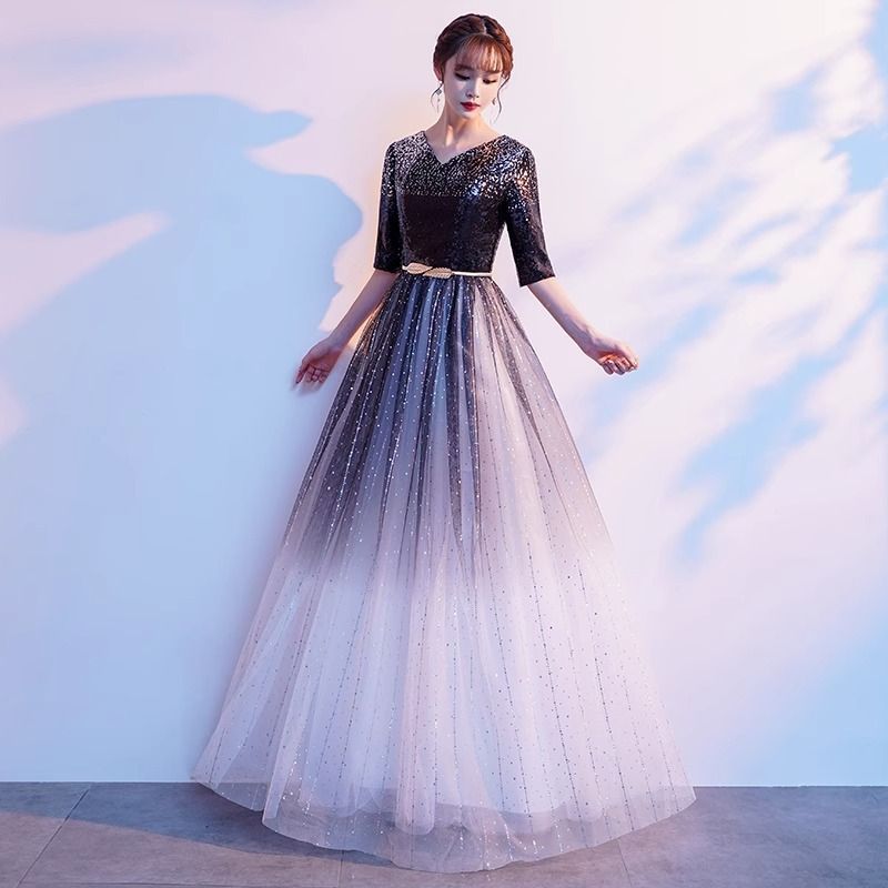 ピアノ発表会 大人 ロング Aライン イブニングドレス パーティードレス 結婚式 二次会ワンピース 花嫁ドレス フォーマル 前撮り 後撮り 披露宴 謝恩会 舞台衣装 おしゃれ 大人 4nE6599