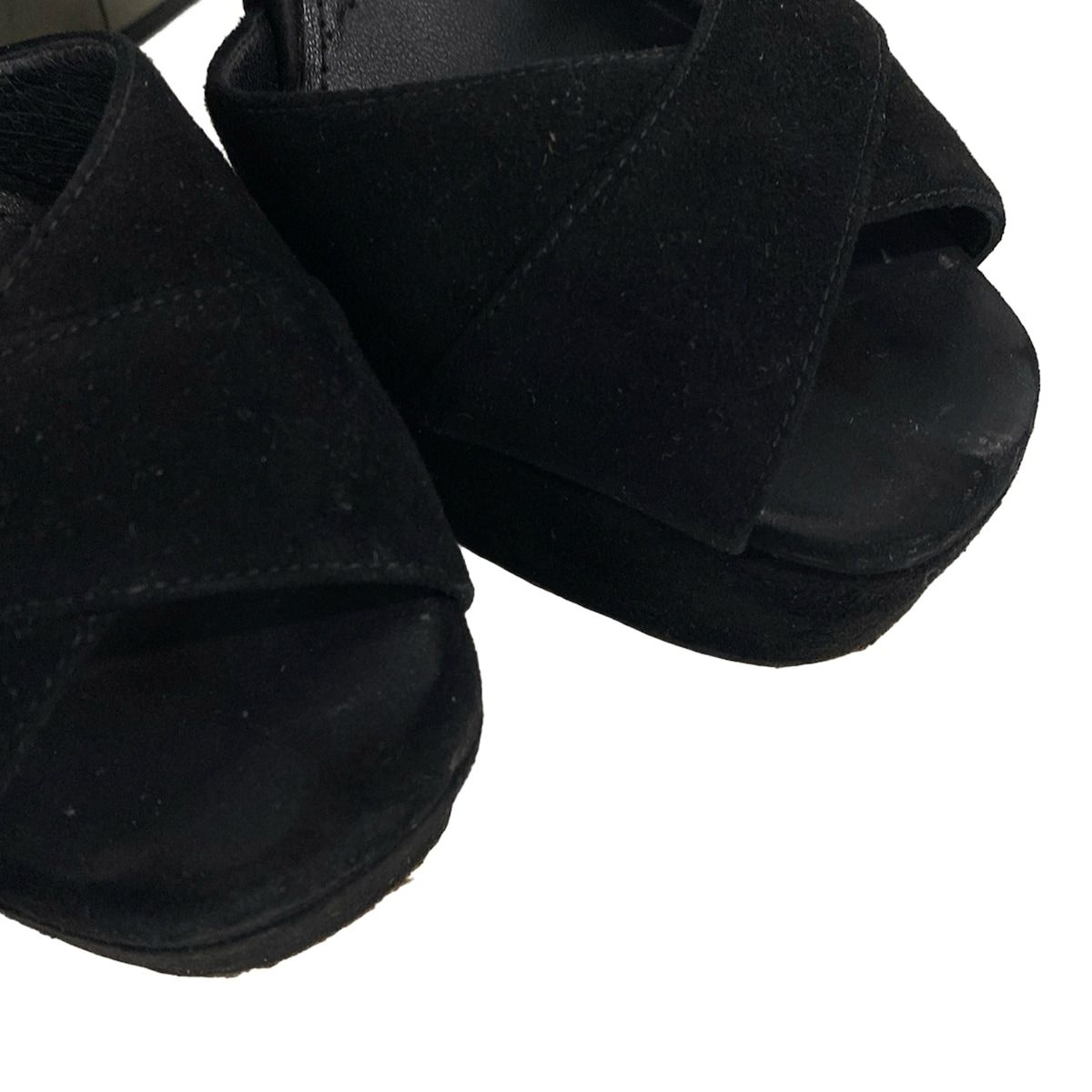 PRADA(プラダ) サンダル 36 レディース - 黒 レザー - メルカリ