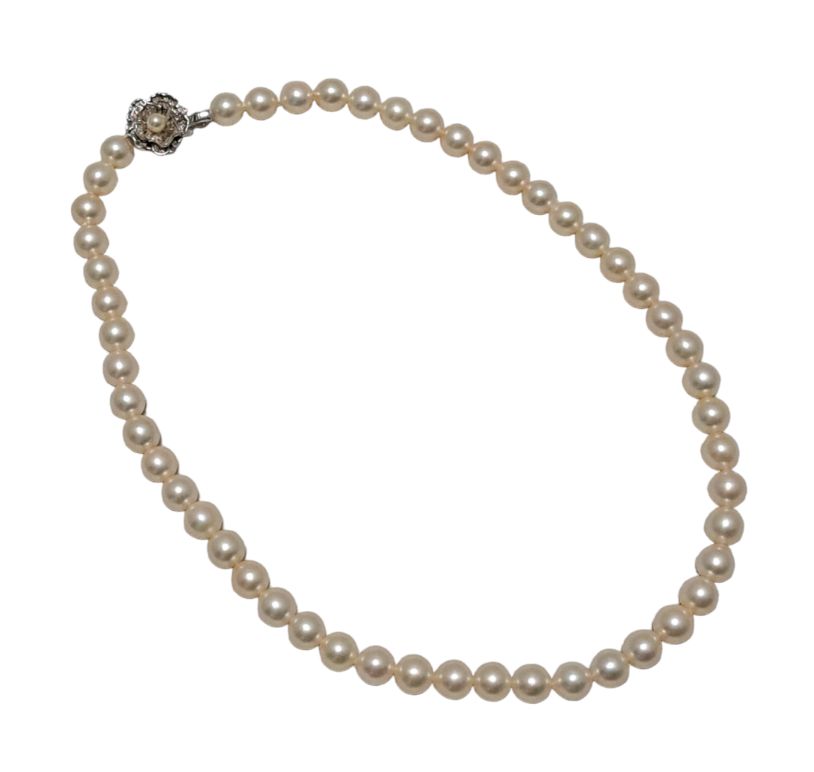 feliceのアクセサリー商品ジュエリーマキ 6.5〜7mm 本真珠 あこや パール  ネックレス