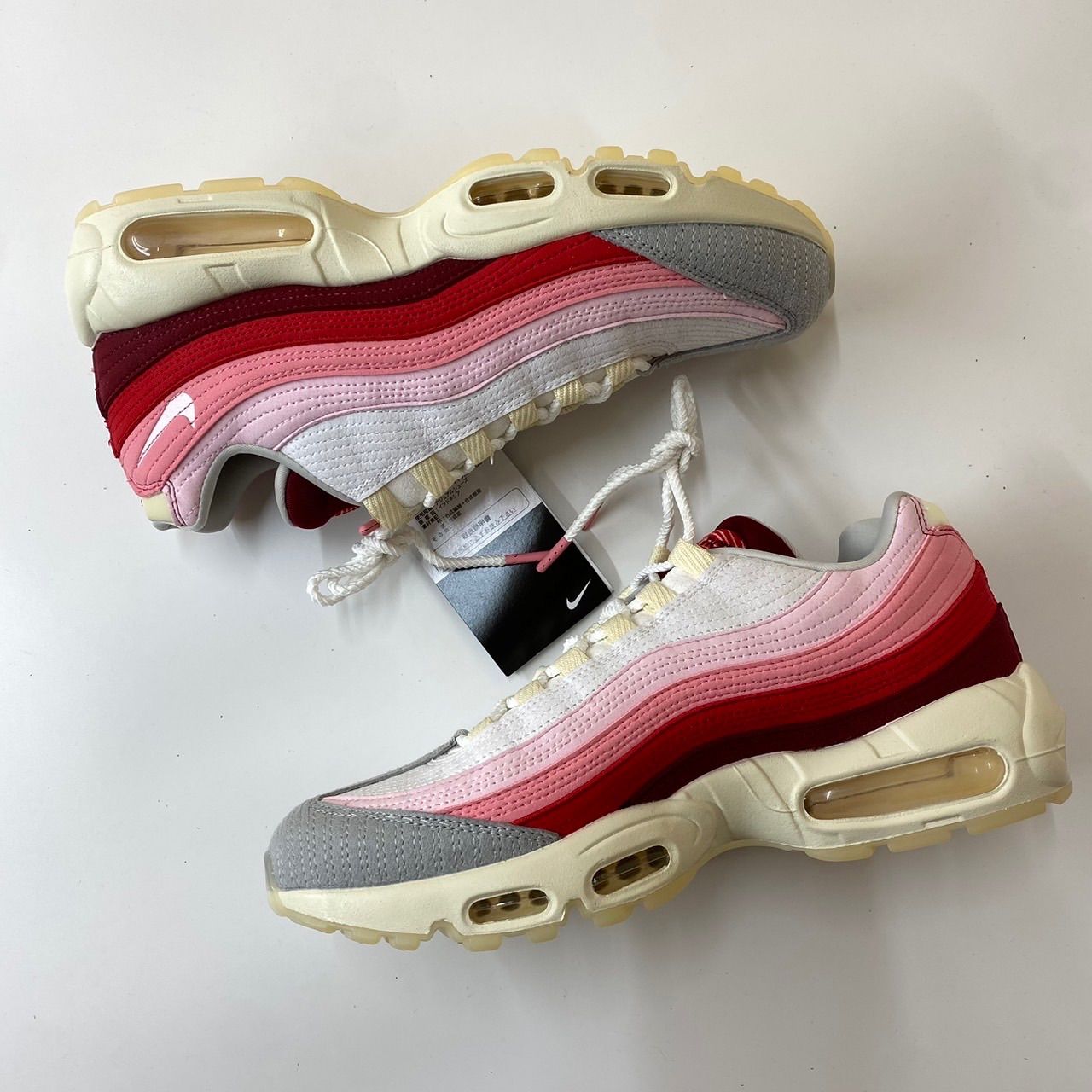 Nike air max 95 white team red sales
