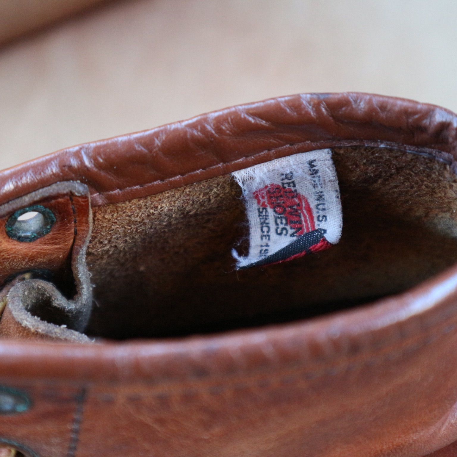 刺繍羽根タグ90s セッターカスタム】90年代REDWINGレッドウィング アイ