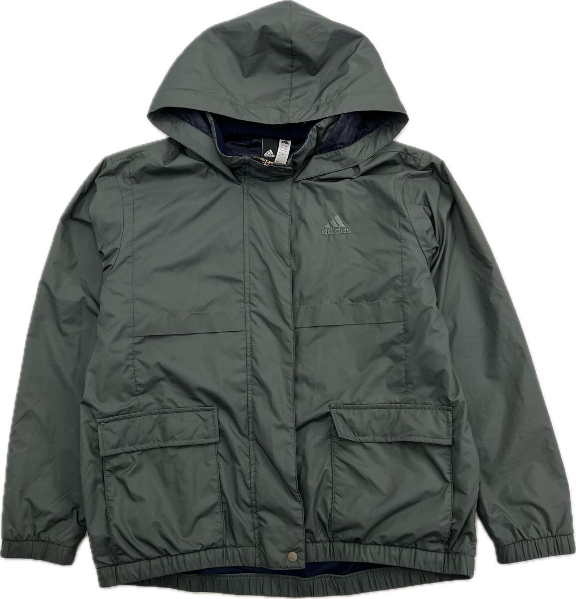 adidas ☆ ナイロンジャケット ナイロンパーカー ブルゾン ダーク  