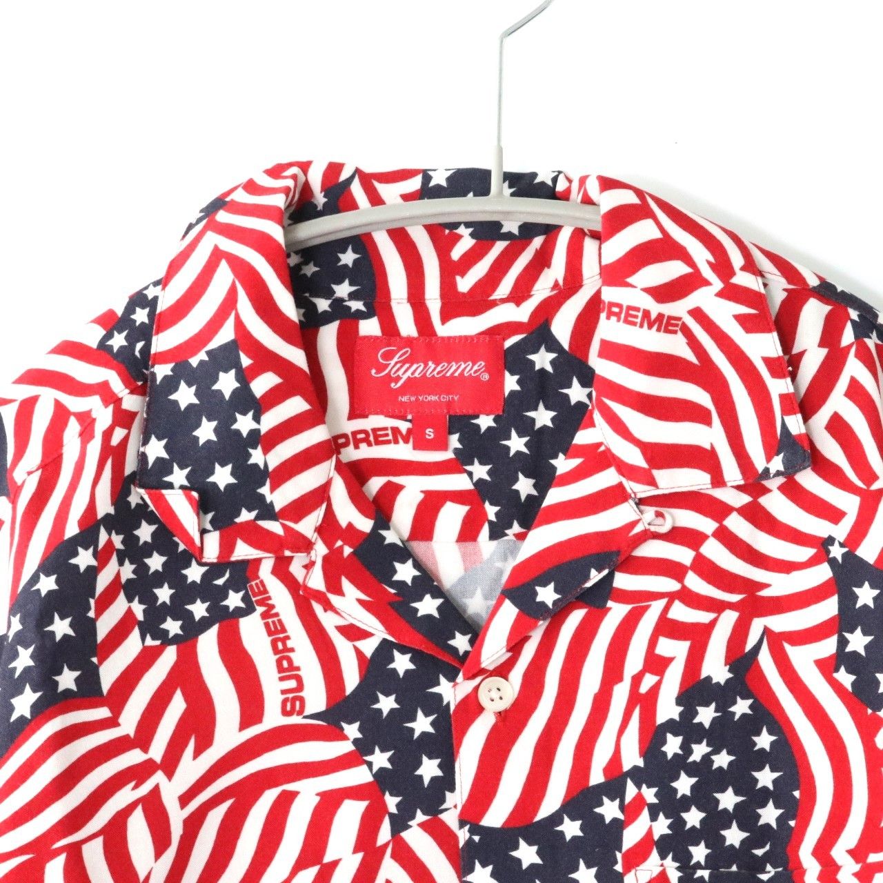 新品】SUPREME シュプリーム S メンズ 半袖シャツ 20SS FLAGS RAYON S/S SHIRT FLAG レーヨン  オープンカラーシャツ 新品 古着 - メルカリ