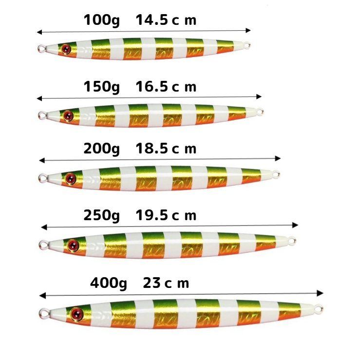 メタルジグ 100g セット ロングジグ スロージグ スロージギング ジグ 安い 格安 オフショアジギング ゼブラ 夜光 船釣り 釣りルアー 釣れる  太刀魚 根魚 マグロ ブリ ヒラマサ タチウオ 鯛 シーバス 青物 真鯛 カンパチ カサゴ - メルカリ