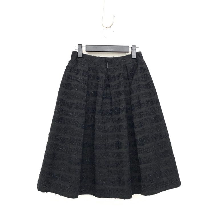Rene ルネ ツイード スカート ブラック 36 6544400 - メルカリ